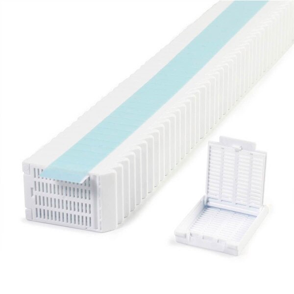 Hinged Tissue Cassette, white